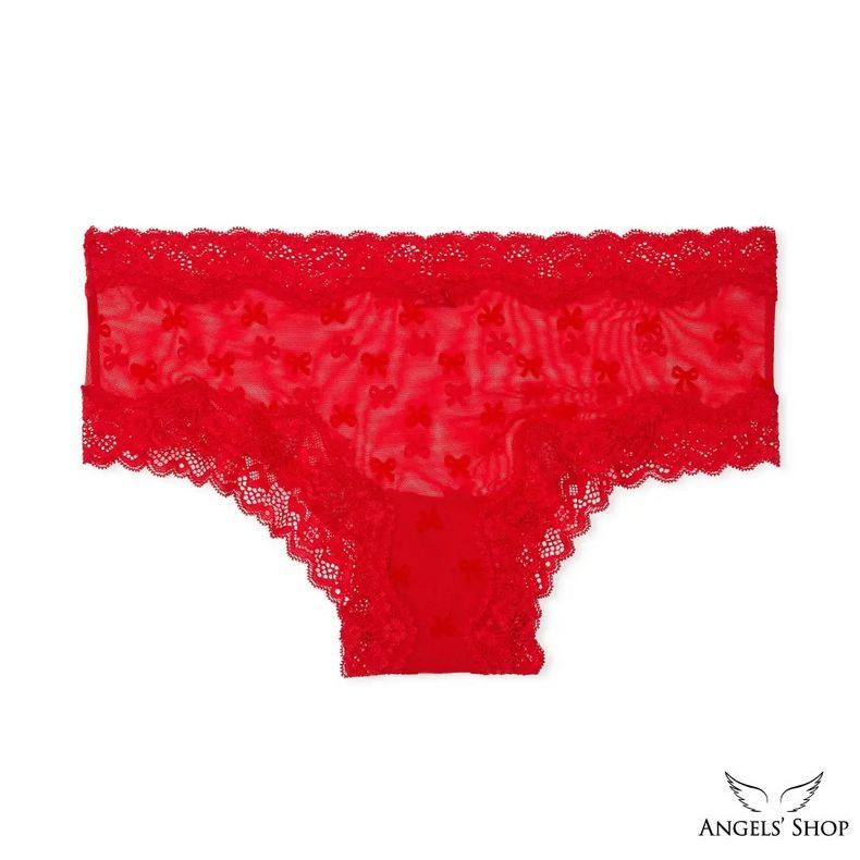 Трусики-чіки Tease Mesh Lace-Trim Cheeky Panty