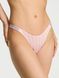 Розовые трусики-бразилианы в полоску Shine Strap Brazilian Panty розовый