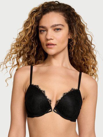 Бюстгальтер Rose Lace Push-Up Bra Victoria&rsquo;s Secret, 32С