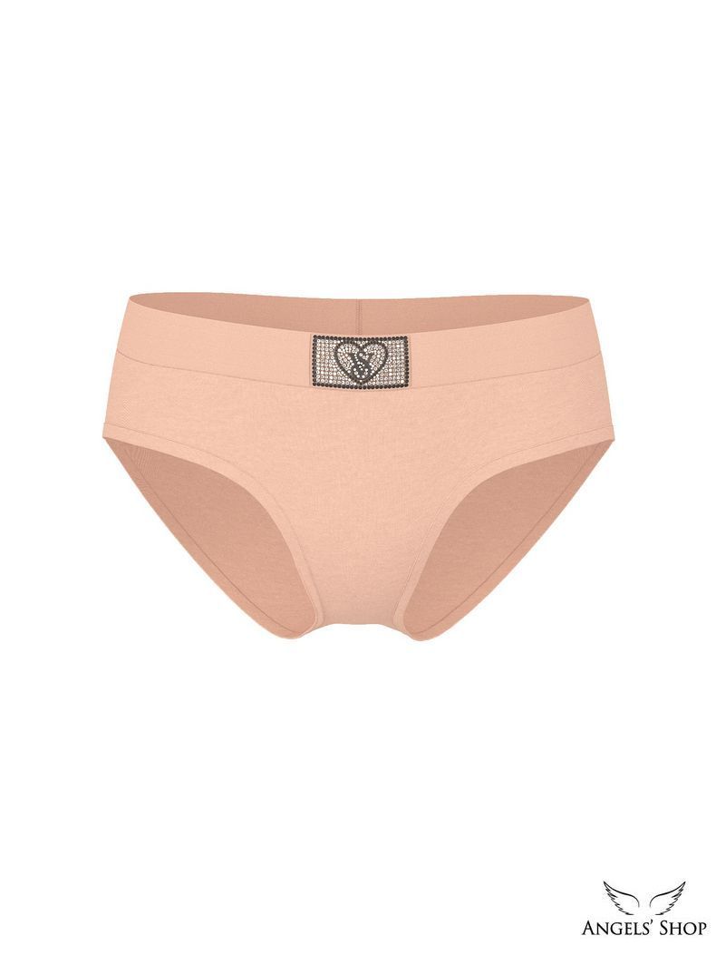 Трусики-сліпи Logo Cotton Heart Shine Patch Hiphugger Panty Victoria's Secret