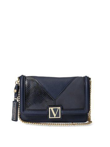 Синяя сумка Victoria&rsquo;s Secret The Victoria Mini Shoulder Bag