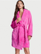 Теплый плюшевий халат Victoria’s Secret Logo Short Cozy Robe, XS\S