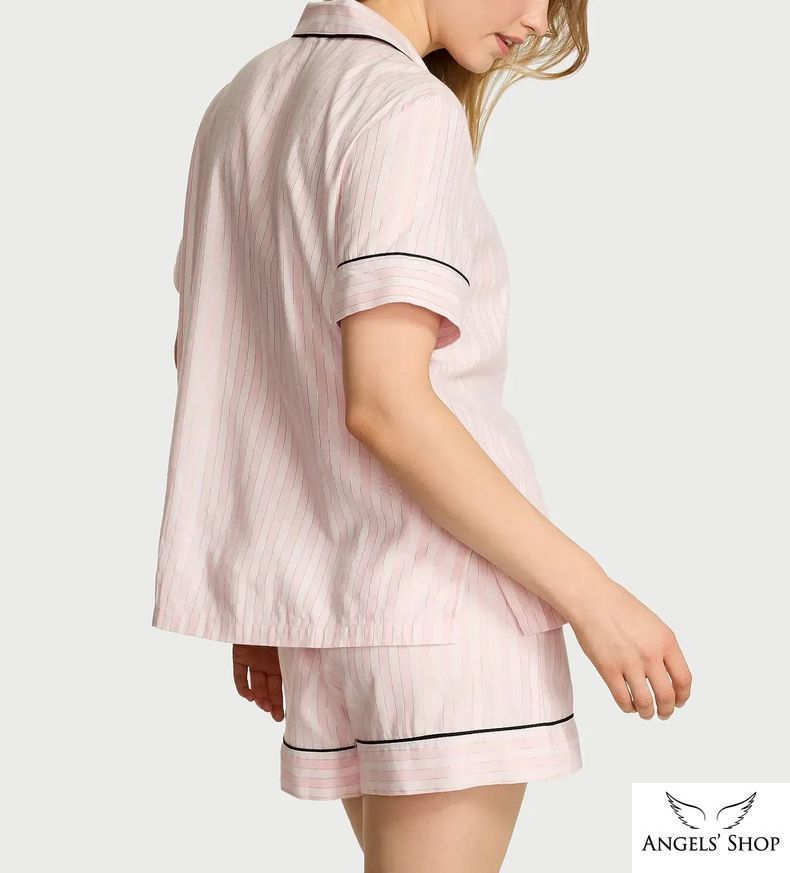 Фланелевая пижама Victoria&rsquo;s Secret flannel short pajama set