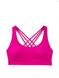 Розовый спортивный топ Victoria’s Secret Incredible Essential Strappy Back Heathered Bra, XS