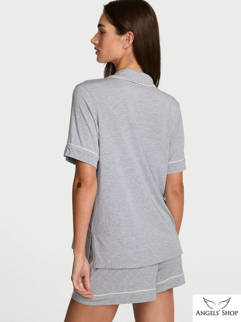 Серая пижама Modal Short Pajama Set Victoria's Secret серый